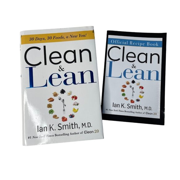Clean and Lean Weight Loss Book Set Ian K Smith MD 2019 u Healthy Eating - Picture 1 of 10